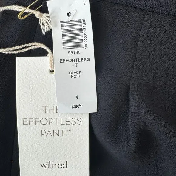 Aritzia Wilfred Effortless Pants Crepette Black - Picture 11 of 11
